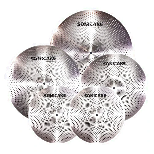 SONICAKE Low Volume Cymbal Pack Quiet Cymbal Set 14
