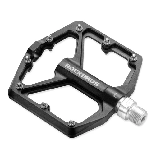 ROCKBROS Mountain Bike Pedals MTB Pedals Bicycle Flat Pedals Aluminum 9/16