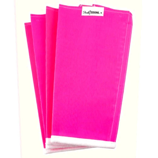 SHOOFLY Horse Leggins, Patented Loose Fitting Boots, Reduce Stomping, Stress & Fatigue, Breathable Plastic Mesh (Pink/Small)