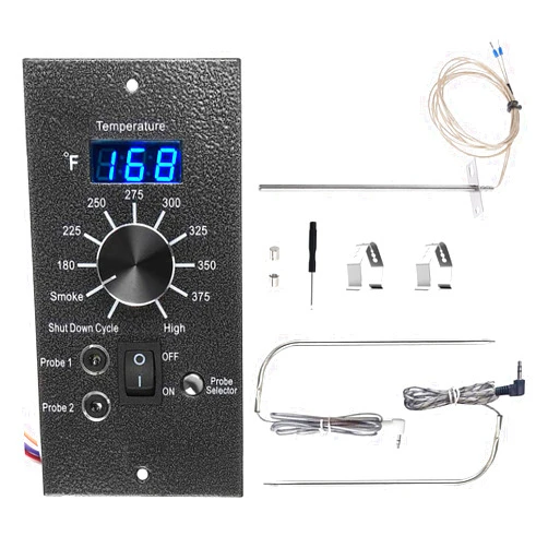 Eeranzoy Digital Thermostat Kit Replacement for Traeger Pellet Grills, Traeger Pro Controller Upgrade Thermometer Control Panel Replacement Parts, with RTD Temperature Sensor and Dual Meat Probes