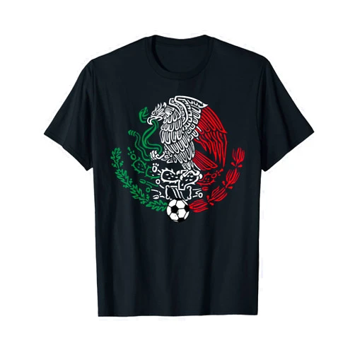 Mexico Shirts Soccer Jersey Men Women Kids Gifts Mexico Flag Mexican Eagle Soccer Men Women Boys Girls Kids T-Shirt