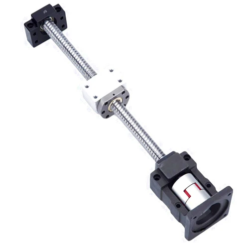 Mssoomm 20mm CNC Ballscrew Kit SFU2005 RM2005 Anti-Backlash Ball Screw, L 8.66 in/220mm + Nut + BK/BF15 Bearing End Block Supports + Coupler + Nut Housing+ Motor Bracket for Nema 23 Stepper Motor