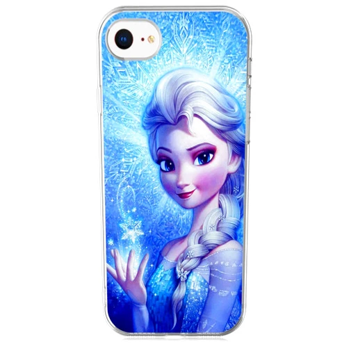 SMAIGE Frozen Case for Apple iPhone 8 iPhone 7 iPhone SE 2020 SE 2022, Shock-Absorption Bumper Cover, Anti-Scratch Cute Pretty Case for Girls Women (Elsa 1)