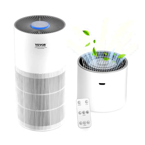 VEVOR 2 in 1 Air Purifier with Humidifier, Covers Up to 1090 ft² in One Hour, True HEPA 11 Filter, 22dB Quiet, Filters Up to 95% of Smoke, Dust, Pet Dander, Air Cleaner for Home, Large Room, Bedroom