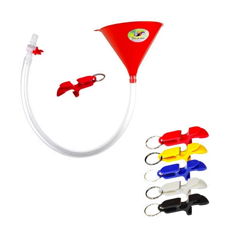 Party Like Sophia Beer Bong Funnel with Valve and 5 Pack shotgunning Tool Bundle