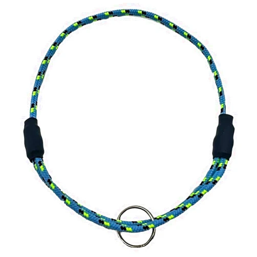 Usnyabni National Leash Mountain Rope Dog ID Collar- Blue Eyes - Small (10