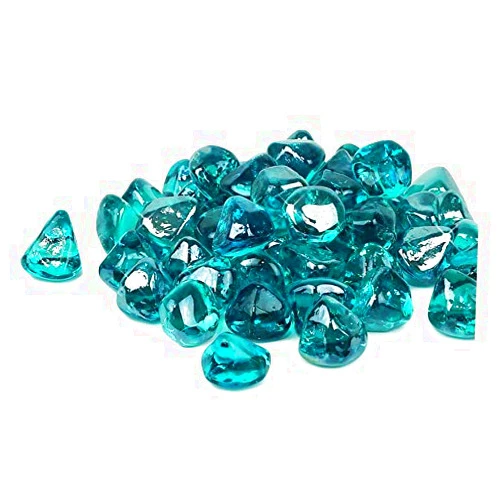 Golden Flame Fire Glass Fire-Diamonds for Fire Pit, 20lb - 1