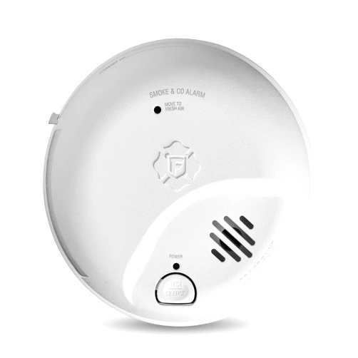 First Alert SMICO100-AC Interconnect Hardwire Combination Smoke & Carbon Monoxide Alarm with Battery Backup, 1-Pack
