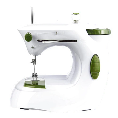 Heartybay 0201 Mini Handheld Sewing Machine, Portable Electric Crafting Mending Machine Adjustable 2-Speed with Embroidery Machine for Household & Beginner