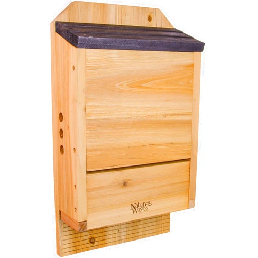 Nature's Way Bird Products CWH6 Triple Chamber Cedar Bat House, 20.5