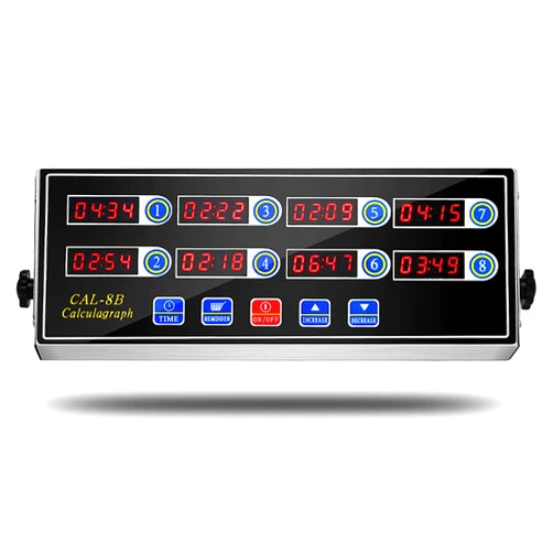 BIZOEPRO Kitchen Timer 8 Channel Digital Timer Loud Alarm Cooking Timer Clock Commercial Reminder Restaurant Calculagraph Timer