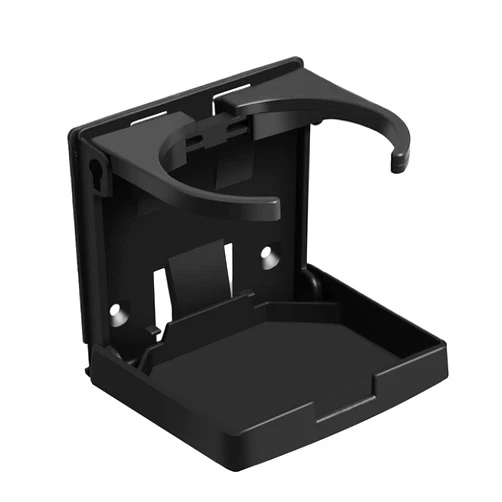 DUMEALAGR Adjustable Folding Drink Cup Holder with Screws Universal Bottle Holder for Marine Boat Caravan Car Trucks RVs Vans