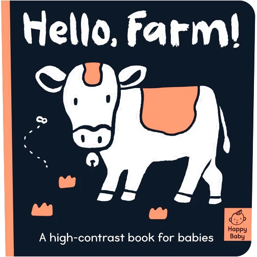 Amelia Hepworth,Cani Chen Hello Farm!: A high-contrast book for babies (Happy Baby)