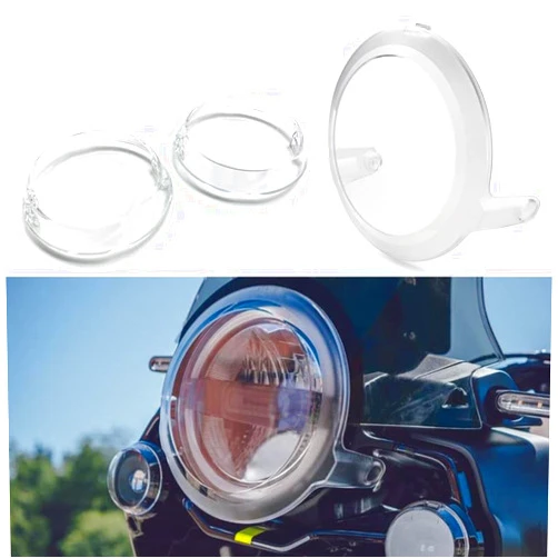 ZYTIGHTER Motorcycle Headlight Protector Covers Head Lamp Guard Turn Slignal Lamp Cover Protector Kits Fit For Husqvarna Norden 901 Norden 901 2022 2023 2024 (All CLEAR)