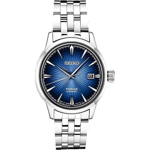 Seiko Automatic Watch for Men - Presage Collection - with Date Calendar - 50M Water Resistant