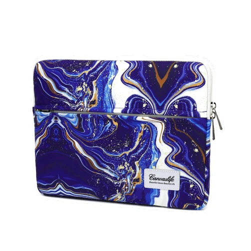 Canvaslife Blue Marble Patten Laptop Sleeve 14 inch 14.0 inch Laptop case Bag