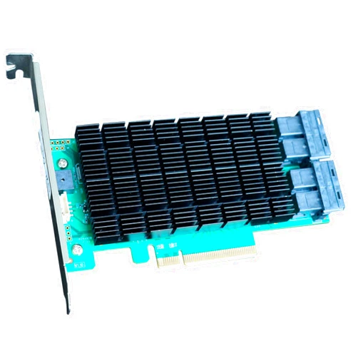 Highpoint Rocket 720L 16-Port 12Gb/s PCIe 3.0 x8 SAS/SATA HBA Controller