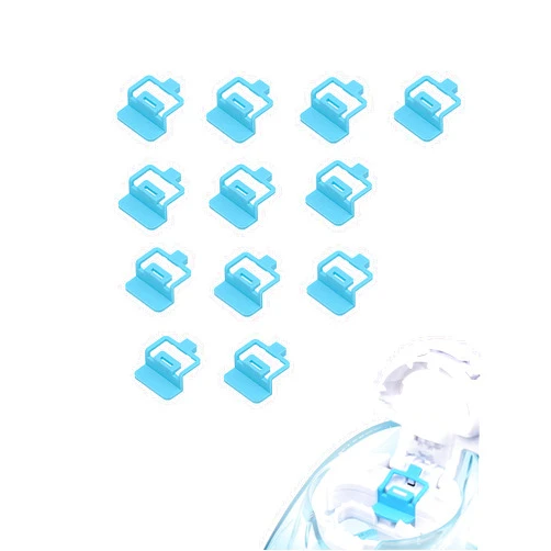 Enadvd 12 PCS Silicone Pods Refills Accessories for Navage Nasal Care, Save Salt for Easy Operation (Blue)