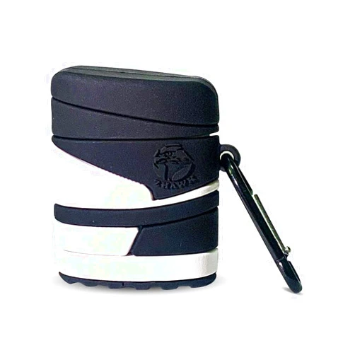 ZHAWK Shoes Silicone Gen 1&2 Case Cover | Compatible with Gen 1&2 Only | Comes with a Unique Keychain | Wireless Charging Case | Best Gifts for Your Loved Ones (Black)