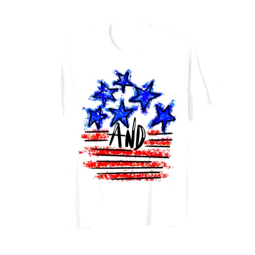 Stars and Stripes American Flag Patriotic 4th Of July T-Shirt