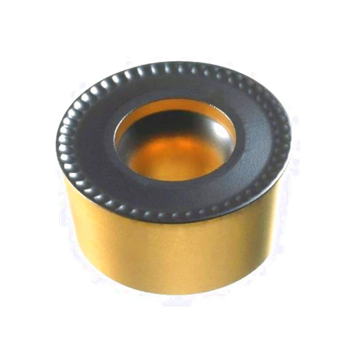 Sandvik Coromant RCMT 10 T3 M0 4335 Coro Turn 107 Insert for Turning, Carbide, Round, Neutral Cut, 4335 Grade, Ti(C,N)+Al2O3+TiN, Inveio Coating Technology (Pack of 10)