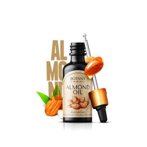 BotanyRoom Almond Oil - Pure and Cold Pressed Almond Oil for Skin, Hair, and Body Nourishment and Hydration Handcraft Carrier Oil for Essential Oils.