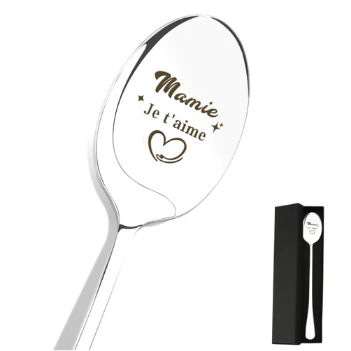 Cadeau Pour Mamie,Cadeaux Mamie,Cadeau Anniversaire Mamie,Grand-Mère Cadeau,Cadeaux Pour Grand Mere,Cadeau Fete Des Grand Mere,Cadeau De Noel Pour Mamie,Cuillere Mamie,Cadeau Fete Des Meres