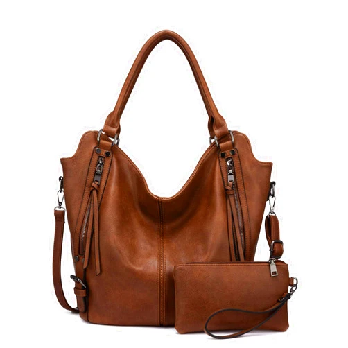 Realer Tote Bag for Women PU Leather Shoulder Bags Fashion Hobo Bags Large Purse and Handbags with Adjustable Shoulder Strap