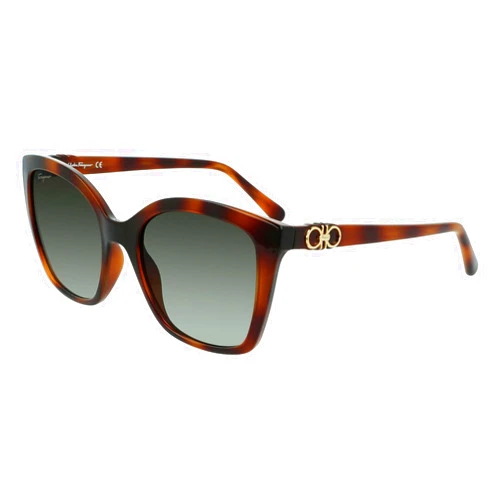 Salvatore Ferragamo Gancini-SF1026SL Tortoise One Size