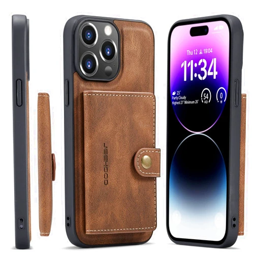 Zinalop 2-in-1 Wallet Phone Case for Apple iPhone 14 Pro Max 6.7