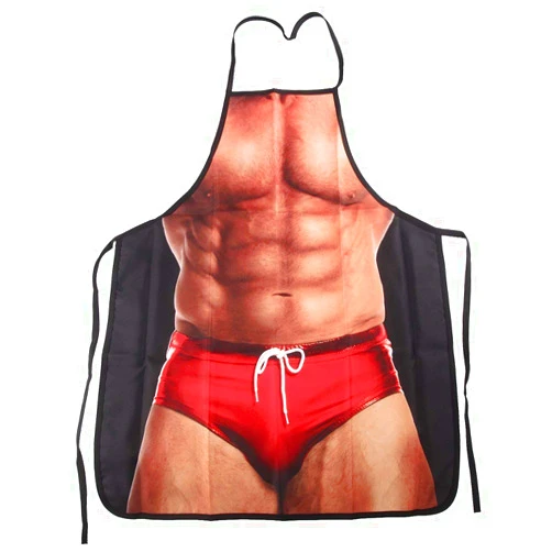 ABCTen Apron Kitchen Funny Creative Cooking Grilling Baking Party Apron Gift For Men