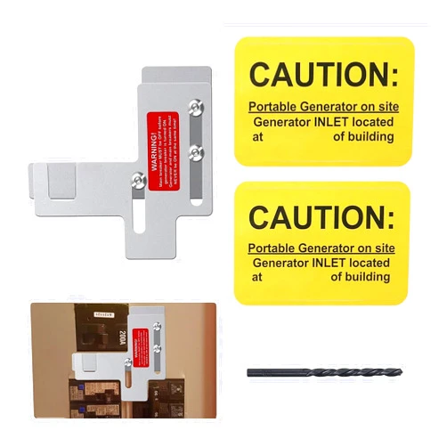 Natupal Generator Interlock Kit Compatible with Murray or Siemens 150 amp or 200 amp Panels, 7/8-1 1/4 Inch Spacing Between Main and Branch Breaker