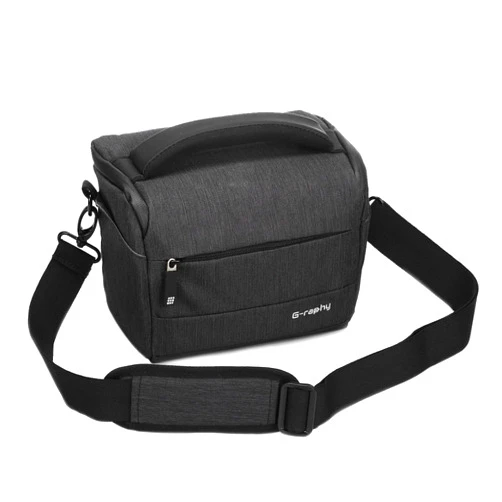 G-raphy Camera Bag Case Compact Lightweight Shoulder Crossbody Sling Waist Photography Bags for Nikon Canon Sony DSLR SLR Mirrorless with Removal Straps Men Women Black