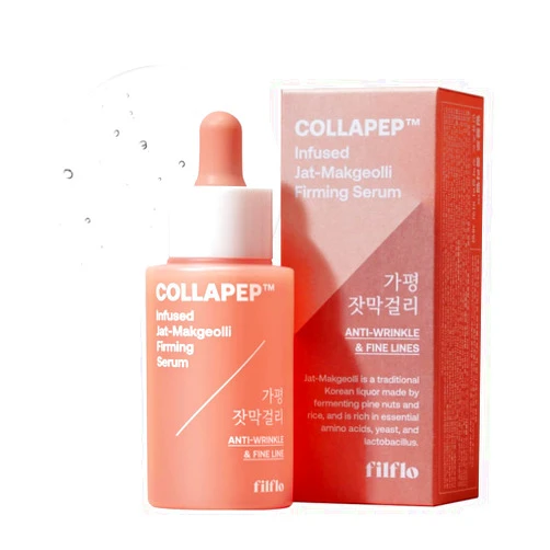 FILFLO Collapep infused jat-makgeolli firming serum | Anti Wrinkle | Pore and Rough Skin | Korean Skin Care | Soothing Serum | K-beauty