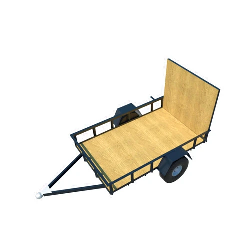 The Best DIY Plans Utility Trailer Plans DIY 5' x 8' Open Lawn Cargo Carrier Build Your Own