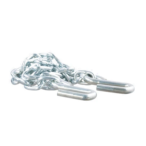 CURT 80010 48-Inch Trailer Safety Chain with 3/8-In S-Hooks, 2,000 lbs Break Strength