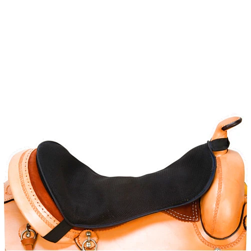 Weaver Equine Western Horse Saddle Pad, Mesh, Shock Absorbing Gel Saddle Pad Seat for Stable Riding and Spine Protection, Durable Equine Supplies