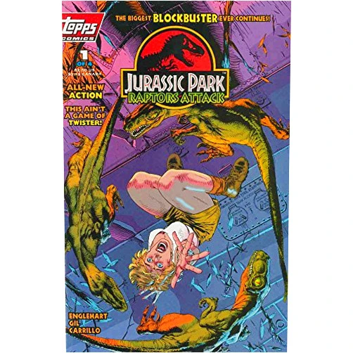 Topps Jurassic Park: Raptors Attack #1 VF ; Topps comic book