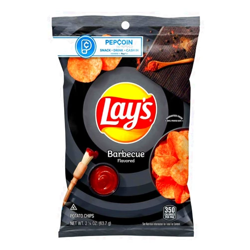 The Snack Store Bundle Lays Barbecue, Pack of 8 (2.25 oz Bags)