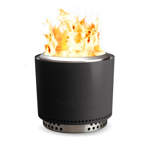 Solo Stove Bonfire 2.0 Smokeless Portable Camping Fire Pit, Stainless Steel with Removable Ash Pan