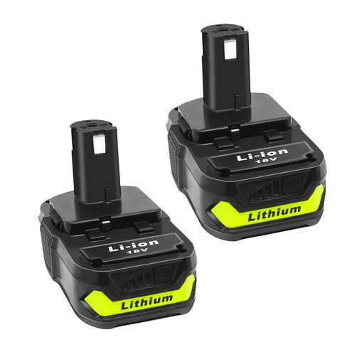 Chgdkjy 2Pack 3.0Ah Replacement for Ryobi 18V Battery P102 P103 P104 P105 P107 P108 P109 P190 P122 Compatible with Ryobi 18V Cordless Tools
