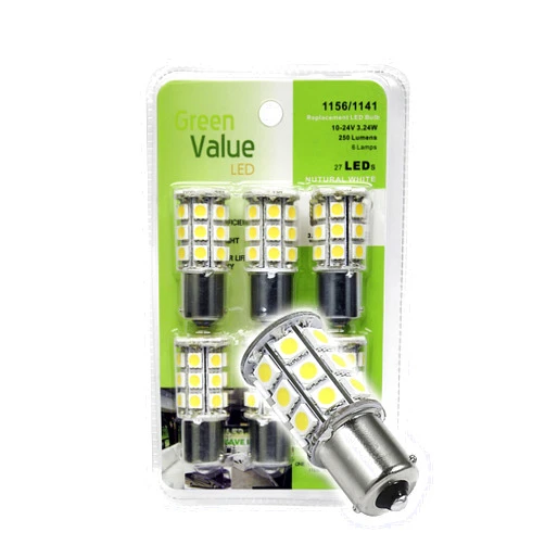 Ming's Mark 25010V LED Bulb 1156/1141 Base - Natural White, Pack of 6