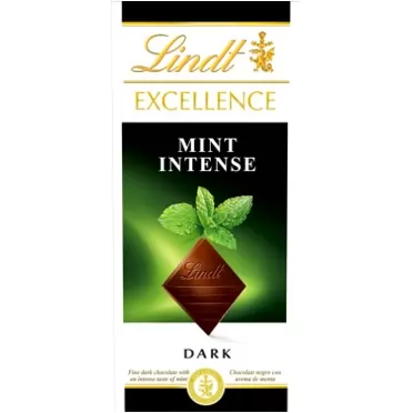 Lindt - Excellence - Mint Intense - 100g (Pack of 5)