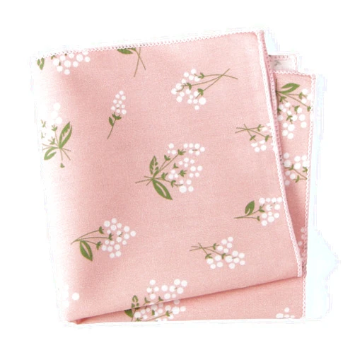 Spring Notion Cotton Floral Handkerchief Hanky Pocket Squares Matching David's Bridals Colors for Men and Boys