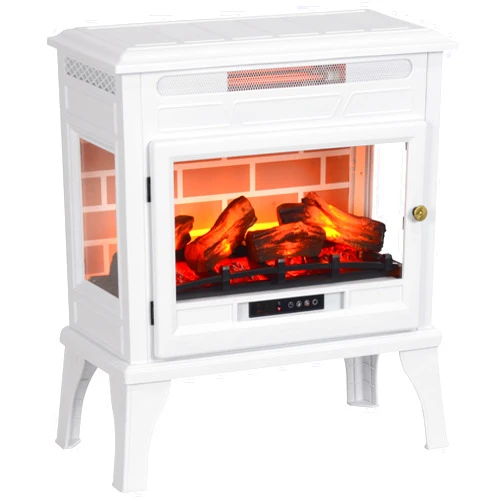 HOMCOM Electric Fireplace Stove, 24