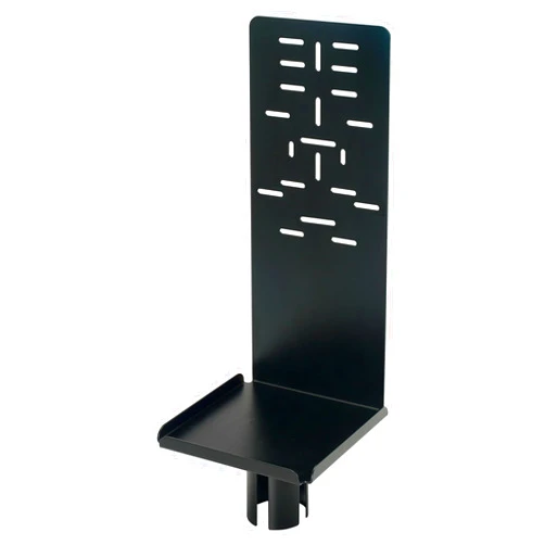 Winco Stanchion Mount Universal Sanitizer/Soap Dispenser, Black