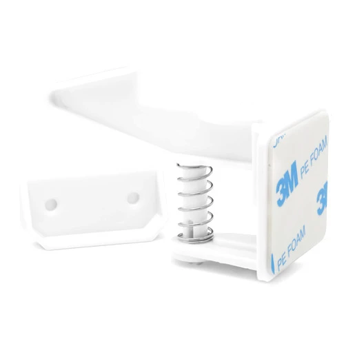 Suniry 12 Pack Cabinet Locks Child Safety | Baby Safety Cabinet Locks NO Drilling 3M Adhesive Baby Proof Drawer Lock Child proofing cabinets latches for Kids Latch for Drawers & Door Child Safety Locks