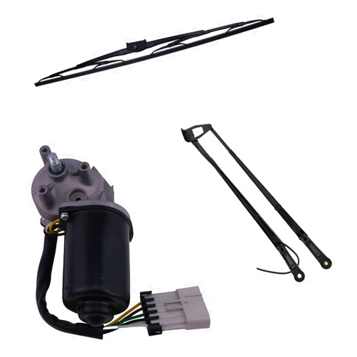 FP FRIDAYPARTS FridayParts Wiper Motor Arm Blade Kit 7168952 7168953 7168954 Compatible for Bobcat Skid Steer A770 S450 S510 S530 S550 S570 S590 S630 T450 T550 T550 T590 T630 T650 Replacement