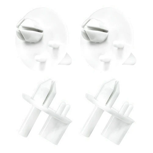 KitFit 4 Pack 241993101 Refrigerator Crisper Shelf Cover Support Compatible with Frigidaire Electrolux Replace 1513081 240350802 AH2358879 AP4393090 EA2358879