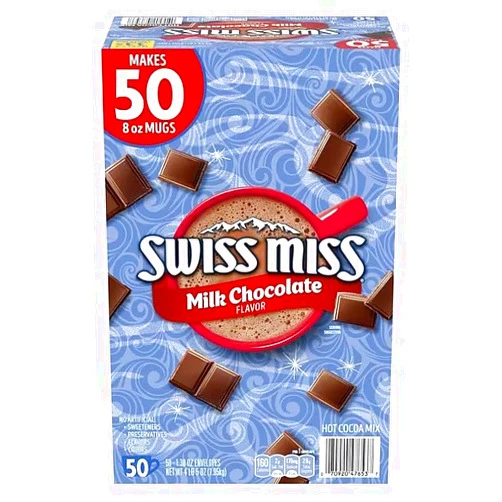 Generic Swiss Miss Milk Chocolate Flavor Hot Cocoa Mix, 50-Count